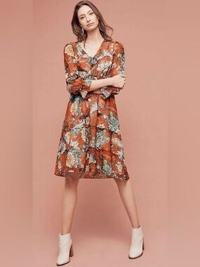 hemant and nandita della mini dress HEMANT AND NANDITA Della Mini Dress in Multicolor